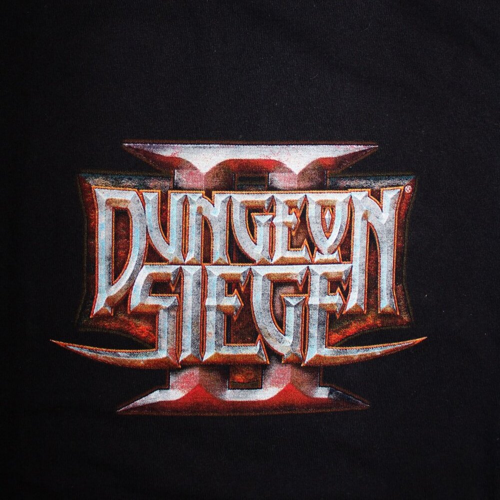 Dungeon Siege II tee shirt 2005 vintage promo for PC video game